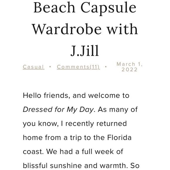 NWT,J.Jill, Absolutely Gorgeous, Slimming Vertical Stripes, Beach Capsule Pants - Picture 10 of 13